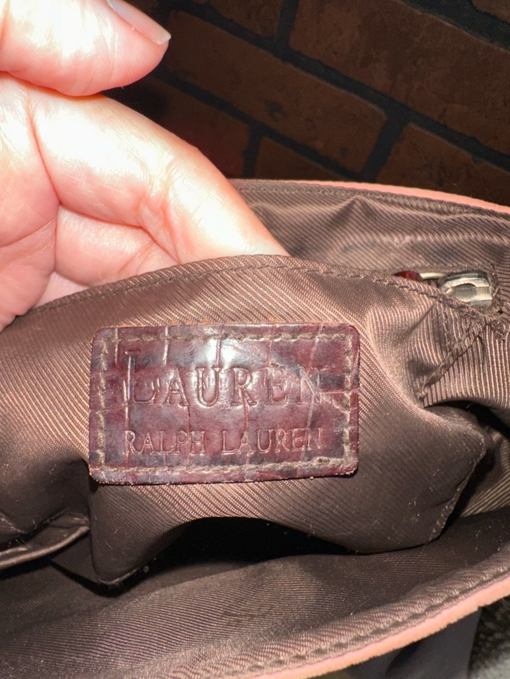 Ralph Lauren Coral Pink Shoulder Crossbody Bag - Picture 13 of 14